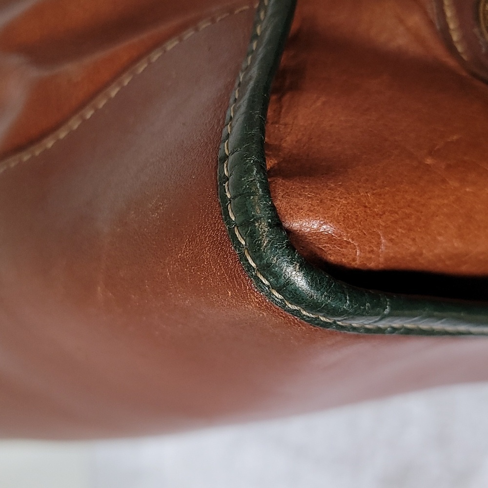 Brahmin vintage brown leather handbag - Picture 12 of 16
